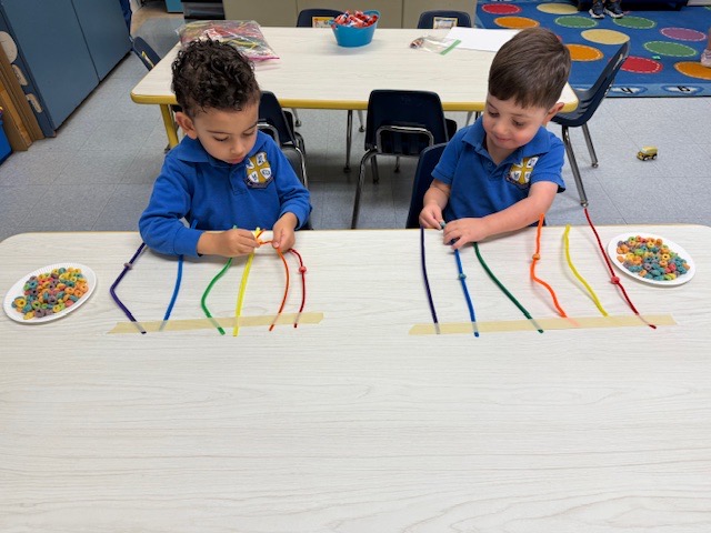 Toddler building blocks activity